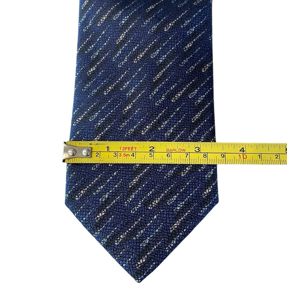 Missoni Silk Blue Neck Tie - Made in Italy - Picture 6 of 9